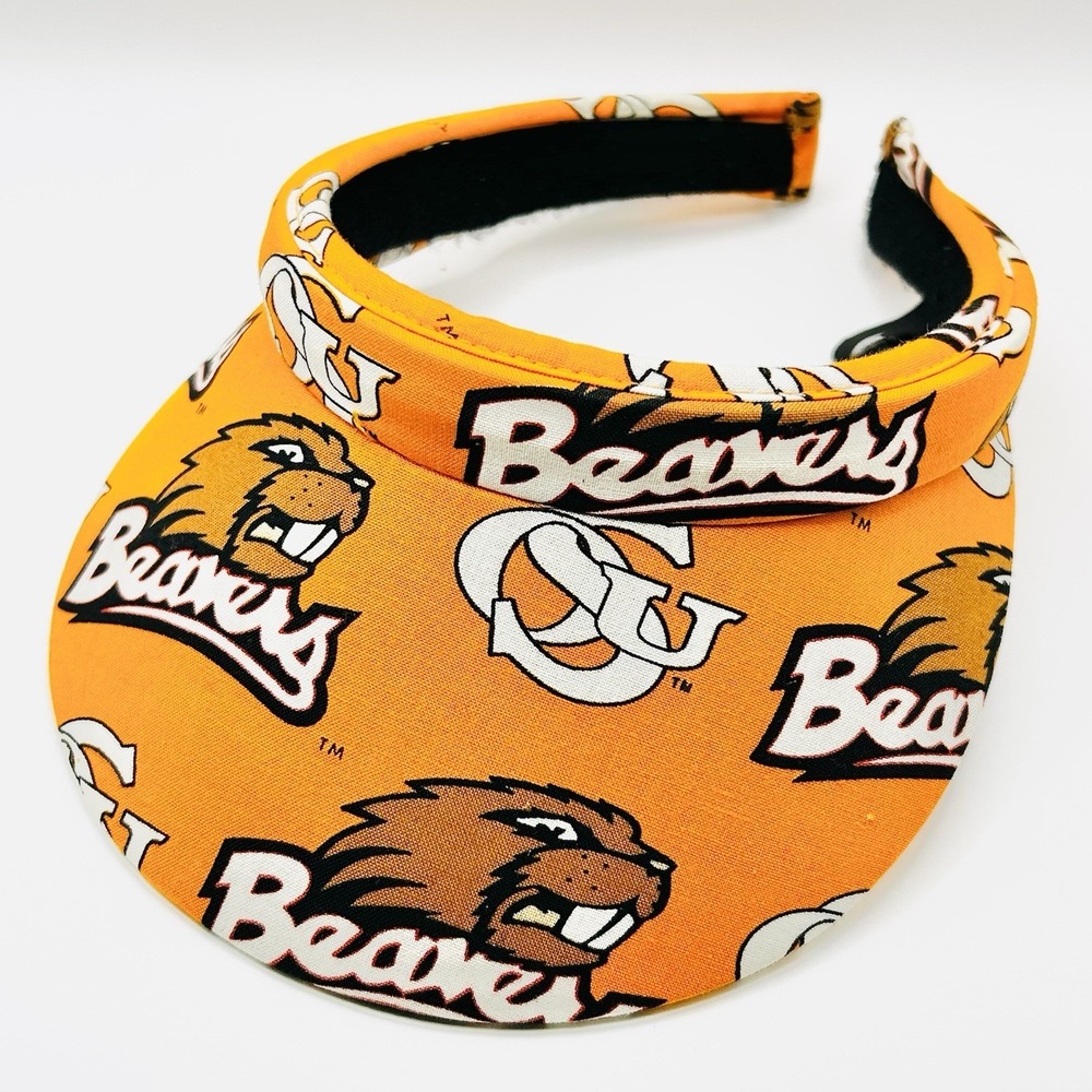 Oregon State Beavers All Over Print Visor Hat Cap One Size NCAA Orange‎ College